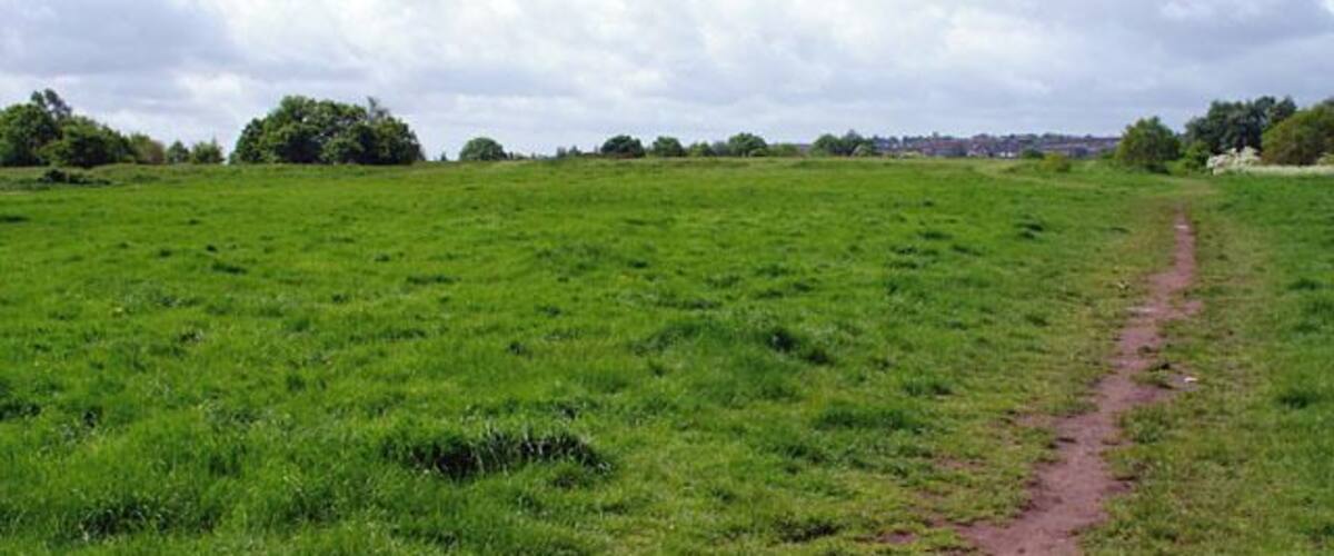 Rodway Hill. Rodway Hill covers an area of around 34.5 acres. The name Rodway comes from the Celtic words 'rod' which means feed and 'way' which means watery. The land originally belonged to the King, and in Saxon times deer, hare, rabbit, wolf, fox and boar were all found here. Information from a notice board near the road-side.