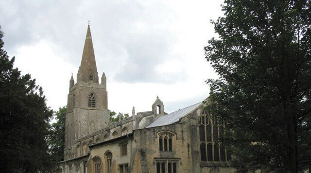 All Saints' parish church, Walsoken, Norfolk, seen from east-southeast
