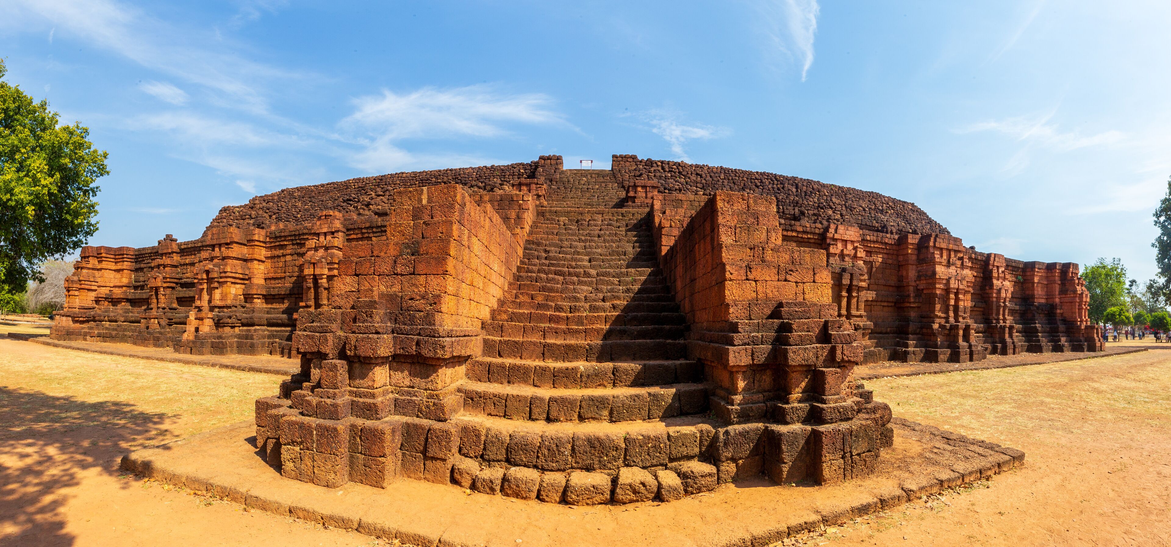 Ancient place and ancient thing at Si Thep Historical Park in Phetchabun province, Thailand, Asia.