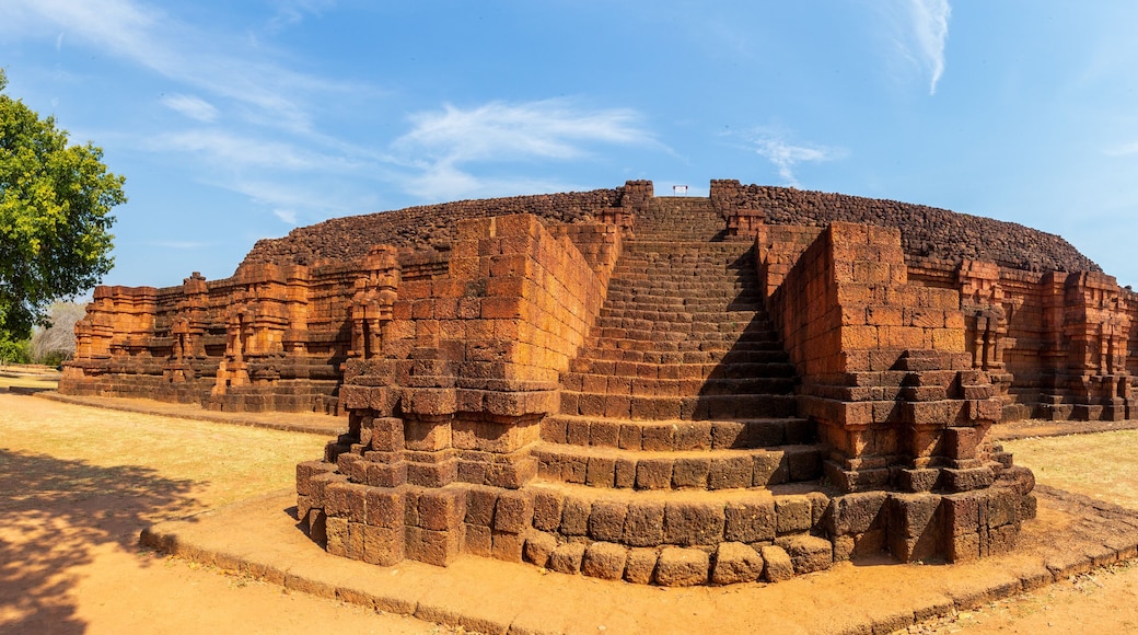 Ancient place and ancient thing at Si Thep Historical Park in Phetchabun province, Thailand, Asia.