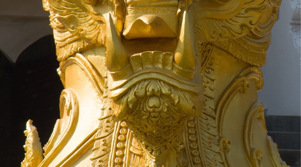 This beautiful Burmese temple was just outside of Ban Thung Hong, Thailand. So unusual and so many different statues.