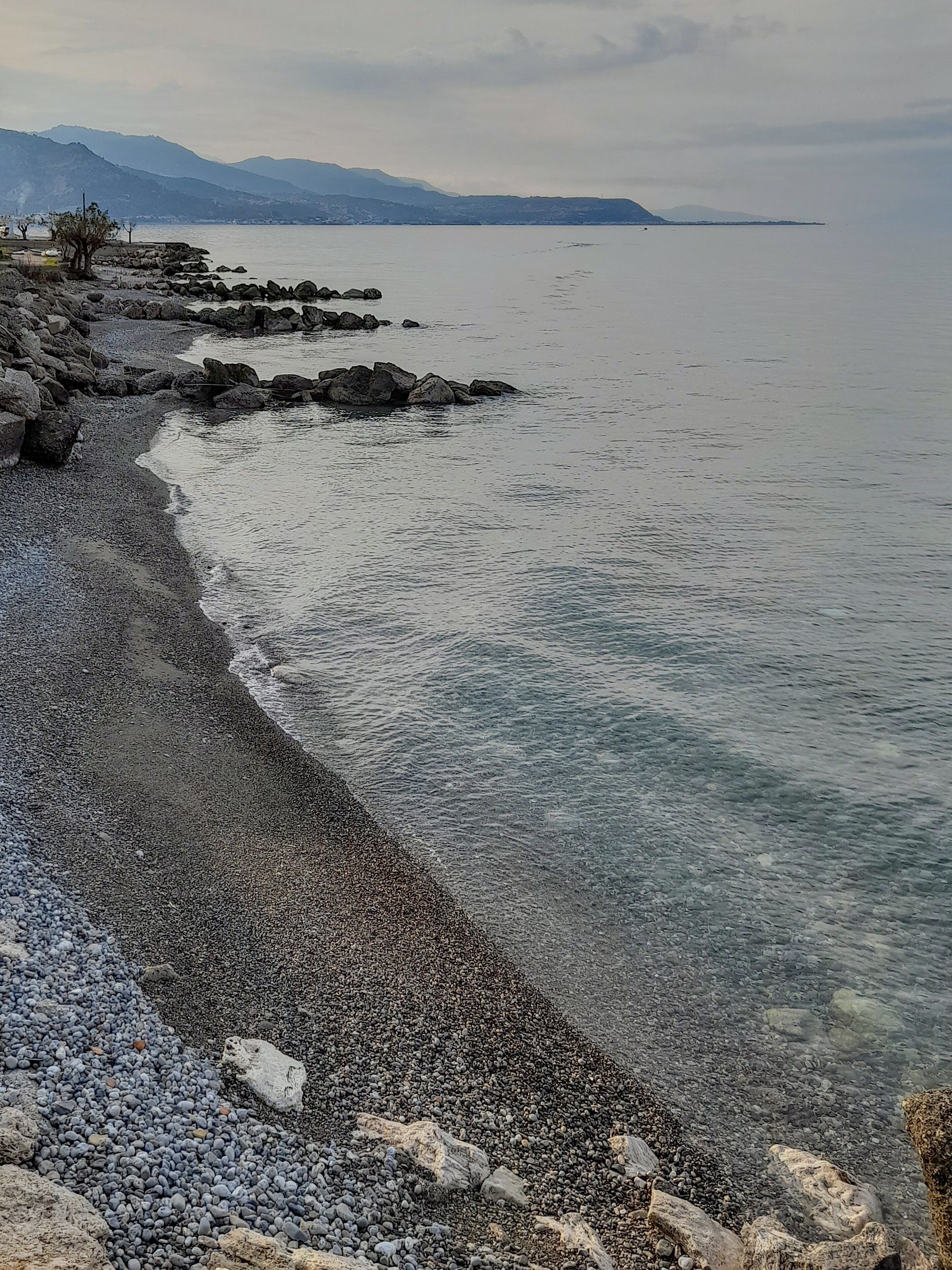 Derveni beach in Corinthia. Peloponnese,Greece