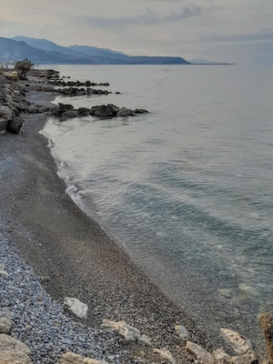 Derveni beach in Corinthia. Peloponnese,Greece