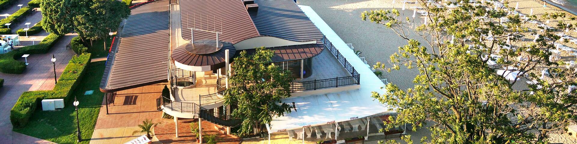 Resort Sunny Beach Bulgaria panorama of the beach and hotels. Panoramic view Sunny Beach Bulgaria., Shutterstock ID 515098231, SF SSA Case with Manager Approval: Case 07151371, Job: Prepay credit, Cli