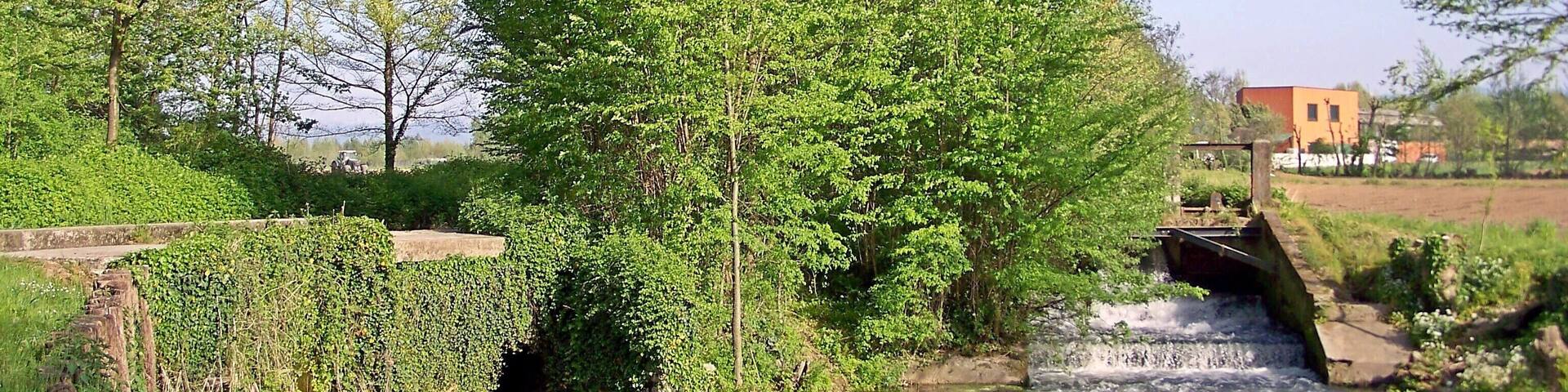 Il vaso Orso dove sottopassa la navazza del vaso Fiume a Poncarale.