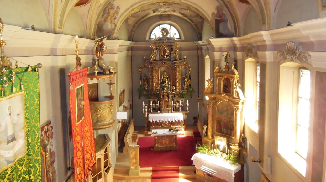 Pfarrkirche St. Peter und Paul in Welschellen: Blick von der Orgelempore