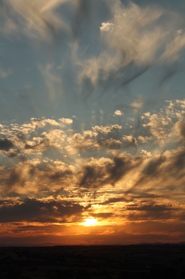 atardecer desde casa,,, suroeste de madrid