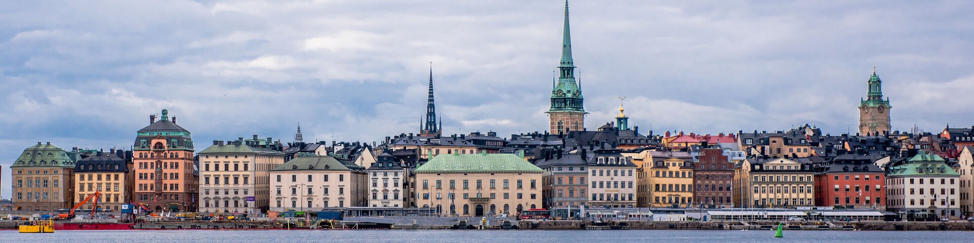 Gamla Stan Stockholm's entrance by the sea