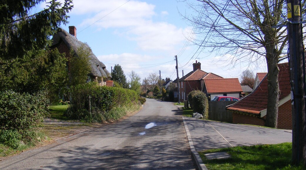 Baylham Village Looking towards B1113