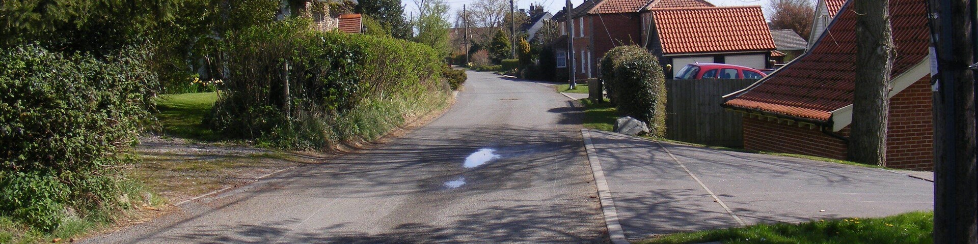 Baylham Village Looking towards B1113