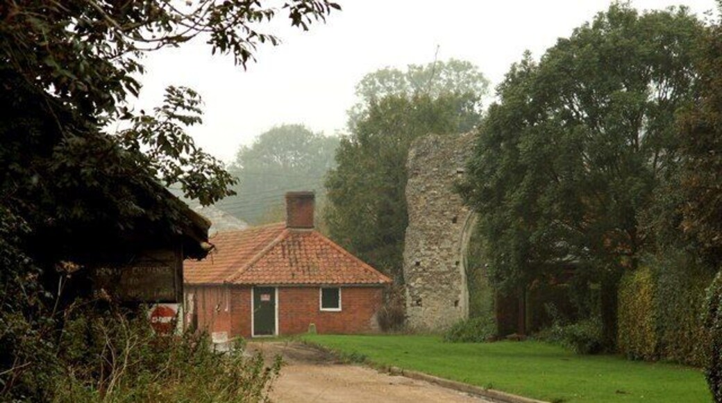 This arch is the only standing part of the Butley Abbey in Butley, Suffolk, England, making an exception for the well preserved gatehouse. A Grade I listed medieval structure.