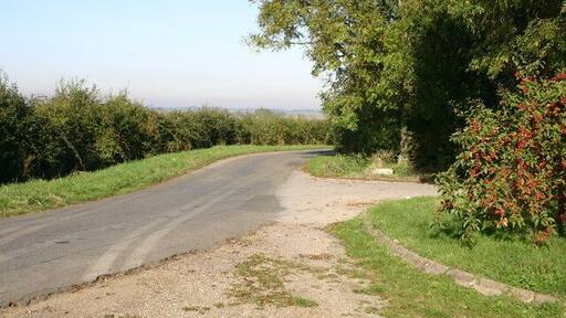 Road to Keyston Road from Covington heading to Keyston