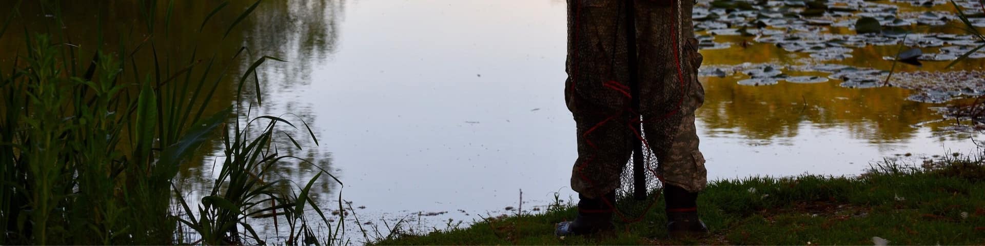 Dawn over one of the lakes