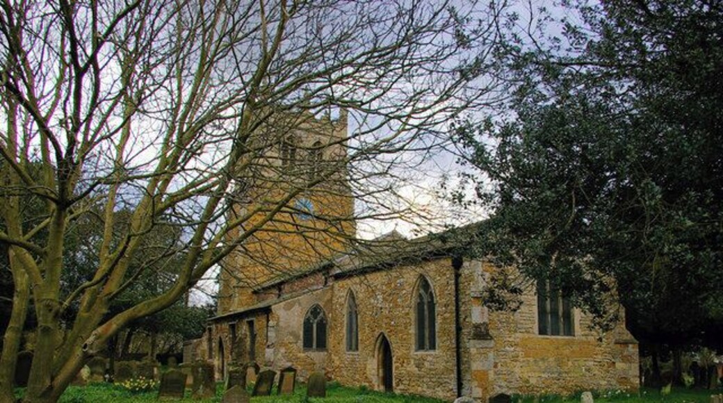 Church of St. Nicolas, Great Coates. Not possible to get a better picture as the church is surrounded by trees.