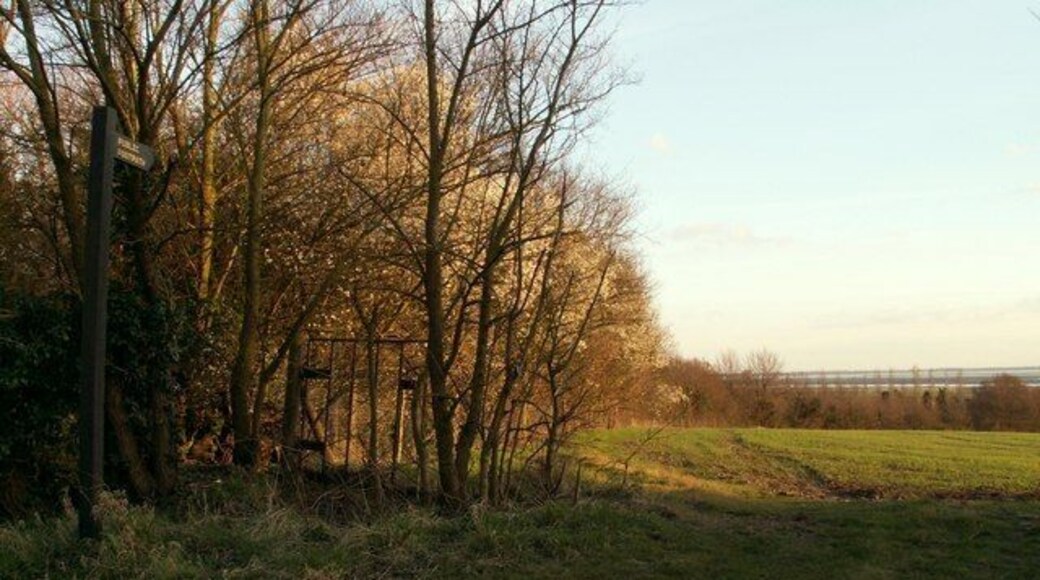 A public footpath by Great Wigborough church