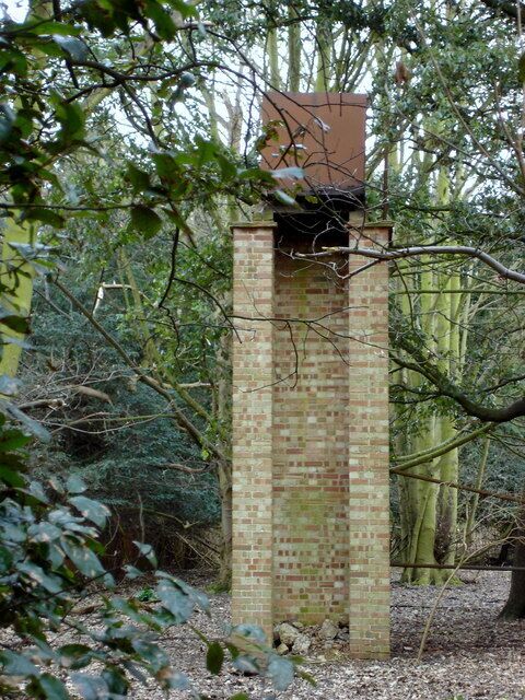 Old water tank in the woods