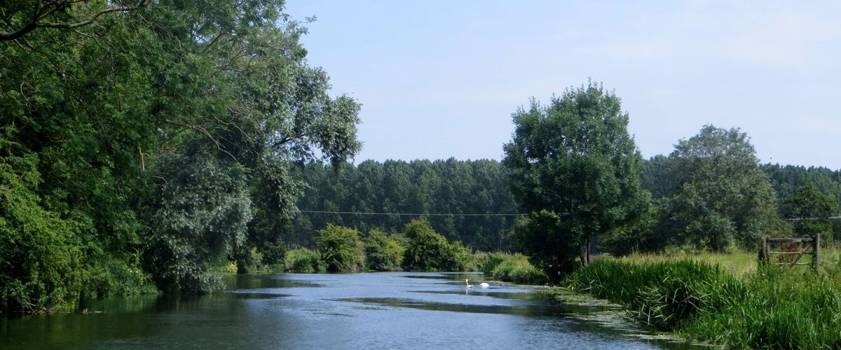 Heading down River towards Tansor - July 2014