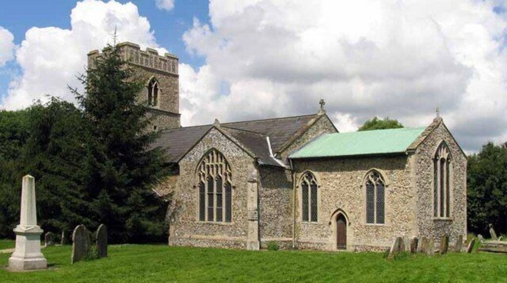 Parish church of SS Peter and Paul, Wendling, Norfolk, seen from the southeast