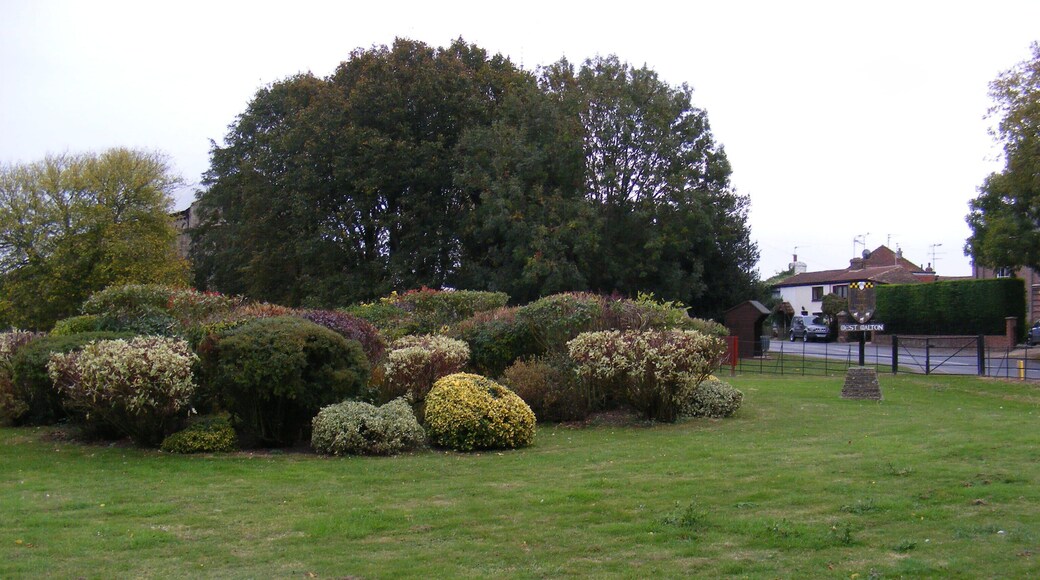 West Walton Village Sign & Church Gardens