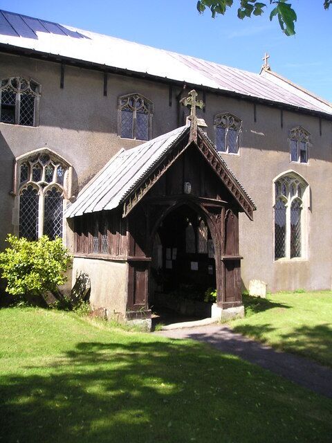 South Porch St George's Church Wyverstone Two tablets inside the porch record the names of those who fell in the two World Wars