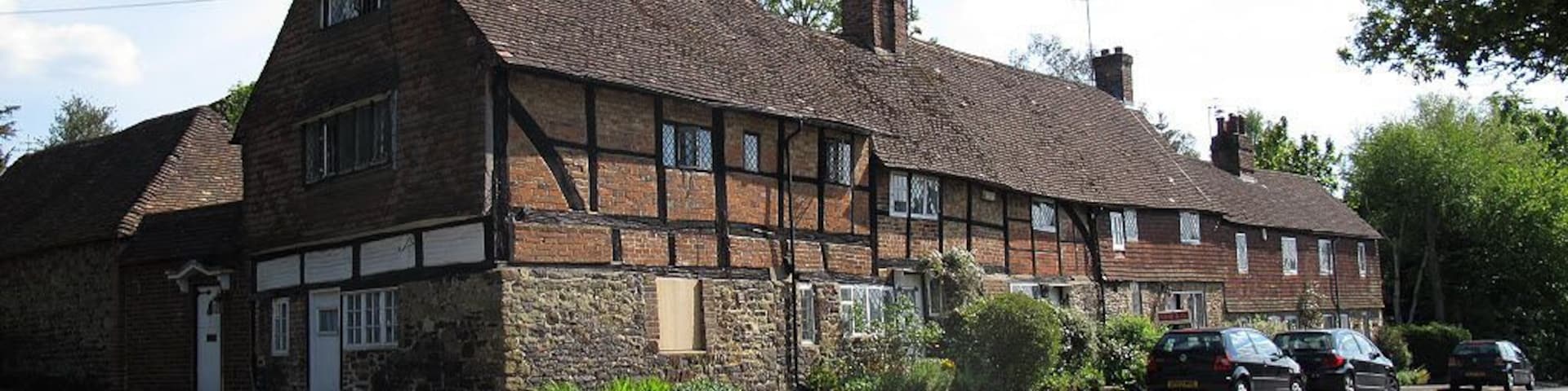 Corner of Detillens Lane, Limpsfield