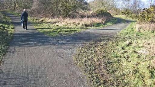 Byers Green Junction The Clarence Railway opened 1837, ran between Spennymoor and Bishop Auckland. The trackbed has now been converted into the Auckland Way http://www.cobr.co.uk/e-cobr_information/cycling_initiatives/sections/rail_trails/auckland_way/text.shtml ,an attractive path for walkers and cyclists, here seen diverging off to the left. To the right, the West Durham Railway, completed 1840 ran towards Willington.
