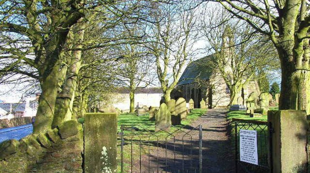 Parish church of St Michael and All Angels, Esh, County Durham, seen from the west