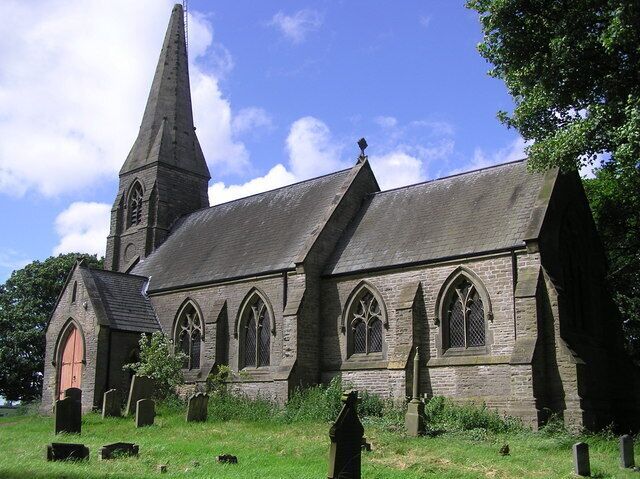 All Saints : Great Stainton. The Church stands on an ancient site and was entirely rebuilt in 1876 in the style of the 14th century. It consists of a chancel with north vestry and organ chamber, nave, south porch and west tower with spire. Unfortunately the church has recently had it's copper lightning conductor stolen!