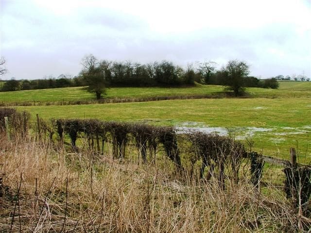 Sigston Castle. The remains of a 14c castle.