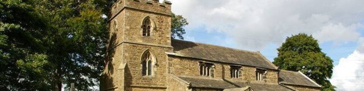 St James' parish church, Altham, Lancashire, seen from the southwest