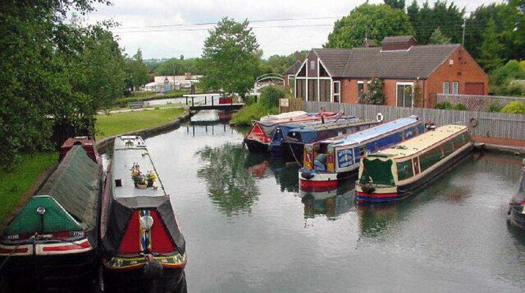 Great Northern Basin Langley Mill. The meeting point of the Cromford, Erewash and Nottingham canals. Restored and reopened 1973. Picture by Tom