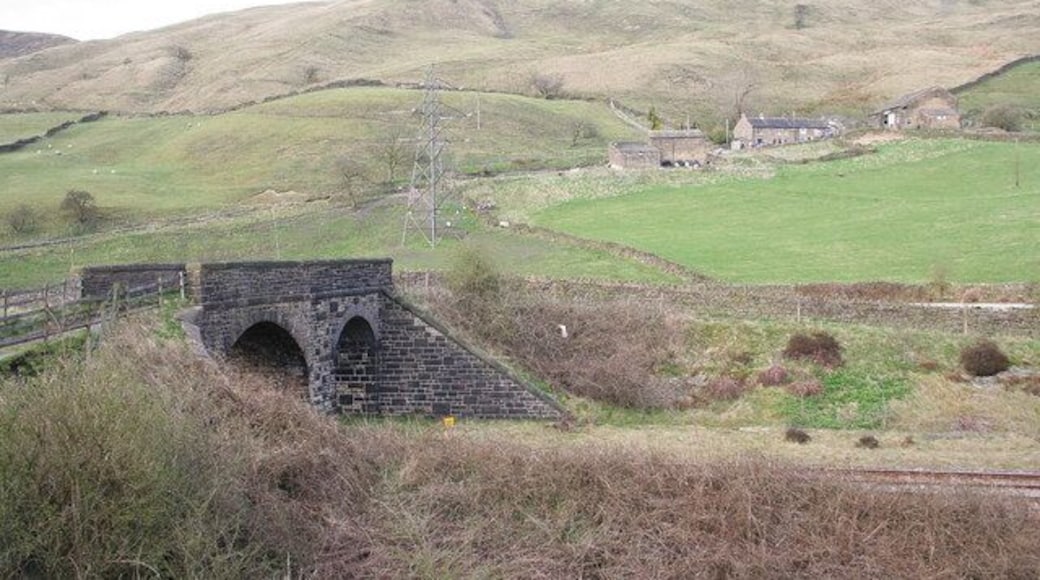 Dean Farm Bridge Crossing to the angling lake at the farm