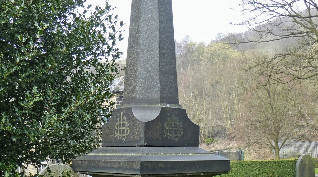 Memorial to Captain Thomas Gilbert Standing and James Standing, Vale Chapel, Cornholme