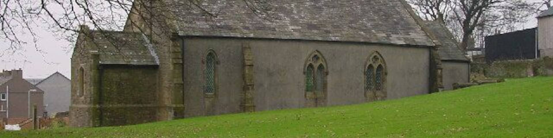 Flimby Church. A rather plain and sombre edifice.