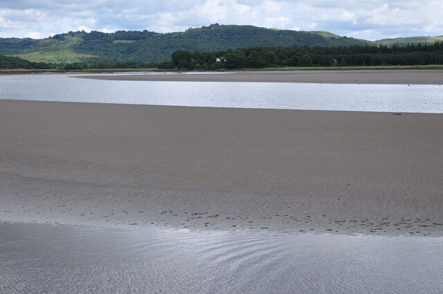 Levens Estuary View across the Levens estuary, near Greenodd, towards Lady Syke.