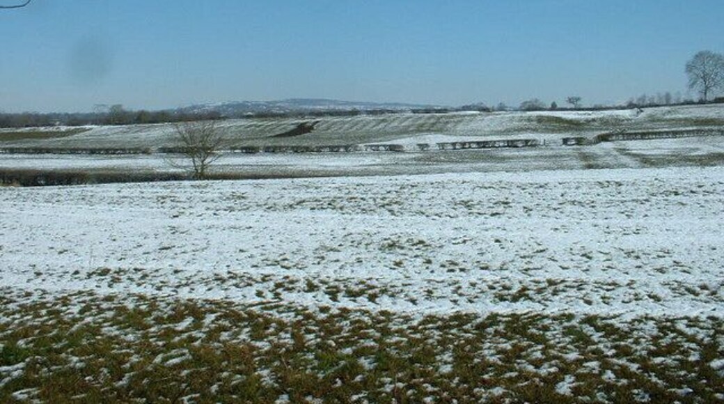 Farmland near Grimsargh Looking east.