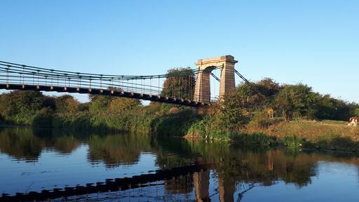 Horkstow Bridge on a.fine August morning. So still.