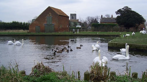The Basin, a dock for the Nottingham Grantham canal, at Hickling Leicestershire. Photo by Russ Hamer