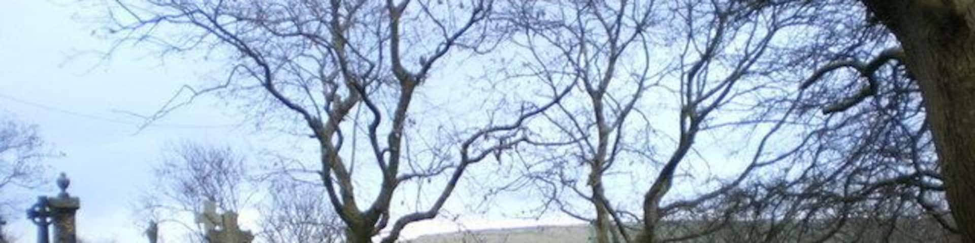 St Thomas's parish churchyard, Newhey, Greater Manchester