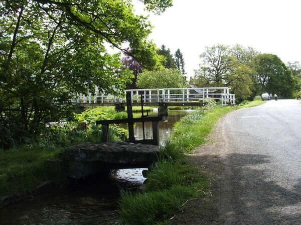 Bridge over Morland Beck.