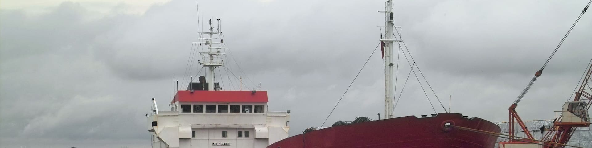 The "AIVITA" berthed at New Holland Dock 5th August 2009. IMO No. 7624336 2019grt, registered in St Vincent and Grenadines, Maltese owned and managed from St. Petersburg. Classification suspended (survey overdue).