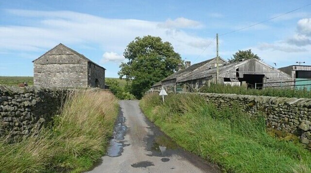 The lane through Lower Sheepwash, Rathmell Presumably there was a communal sheepwash here, perhaps next to Rathmell Beck, the two nearby farms took their names from it.