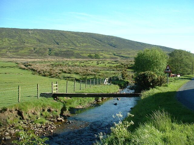 Marshaw Wyre at Well Brook Farm. Looking south, with Hawthornthwaite Fell in the background