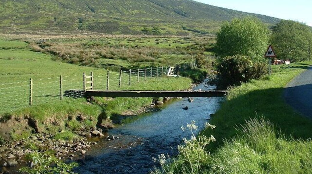 Marshaw Wyre at Well Brook Farm. Looking south, with Hawthornthwaite Fell in the background