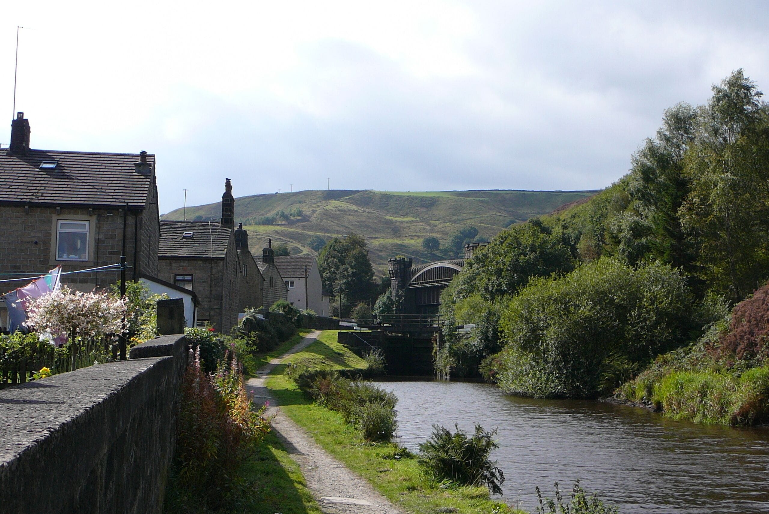 Rochdale Canal & Gauxholme Bridge