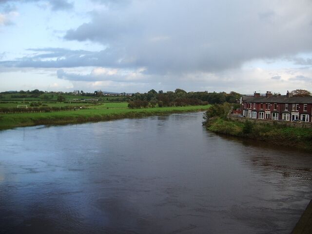 River Ribble Looking E from London Road Bridge