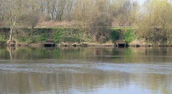 Fishing platforms on the River Trent No activity on this visit!