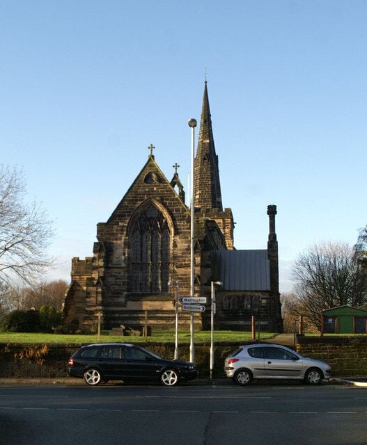Pugin's sanctuary, St Oswald's, Winwick