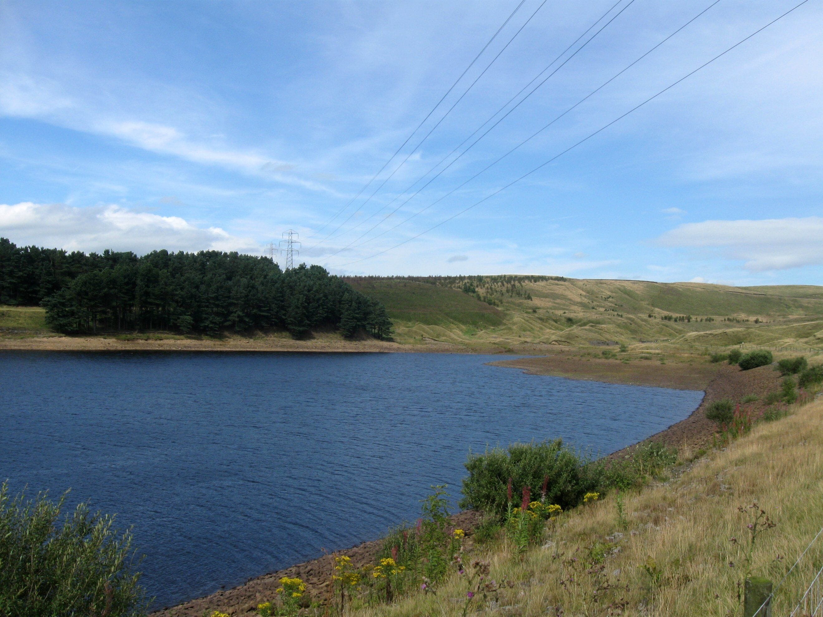 Lake at Hurstwood, Lancashire, England