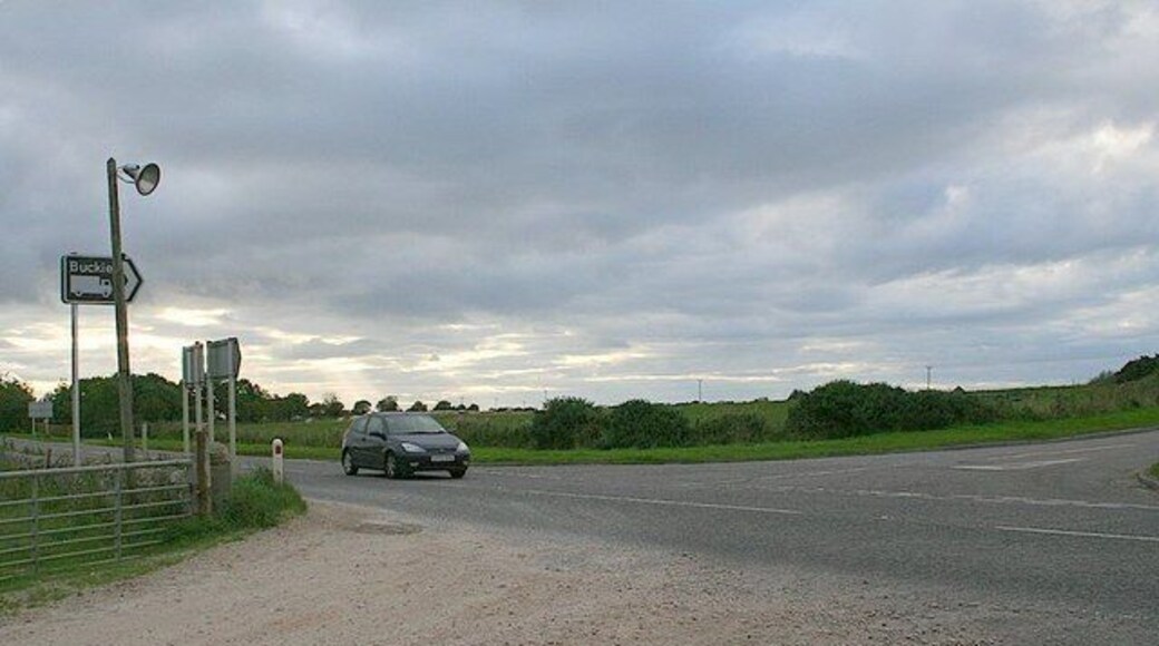 First turn off for Buckie heading westwards along the A98.